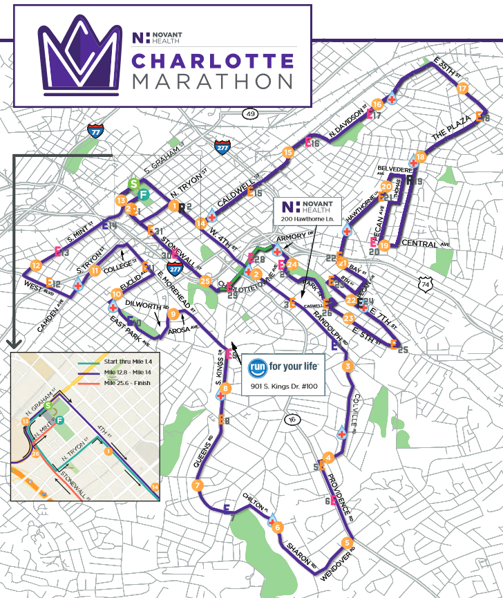 Charlotte's Biggest Marathon Will Close Numerous Roads Today