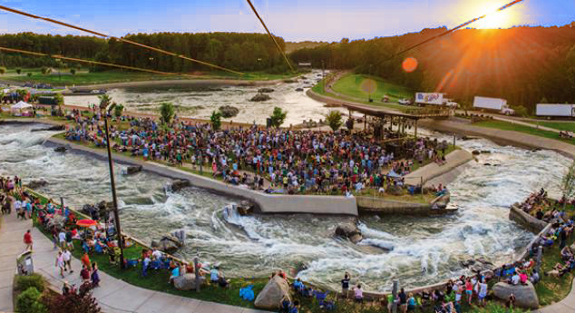 whitewater center river jam