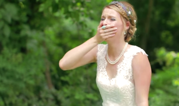 This Charlotte Bride Gets The Surprise of Her Life on Her Wedding Day (Video)