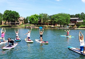 paddleboarding lake norman