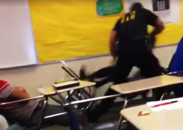 South Carolina Officer Caught On Video Body-Slamming A Female High School Student