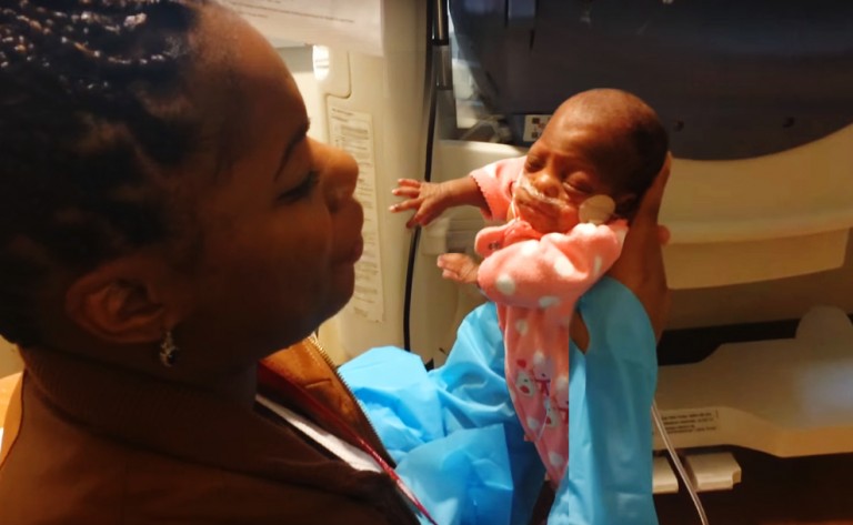 Elayah Was 24 Weeks Old When Born In Charlotte – She’s Now One Of The Smallest Surviving Babies In The World