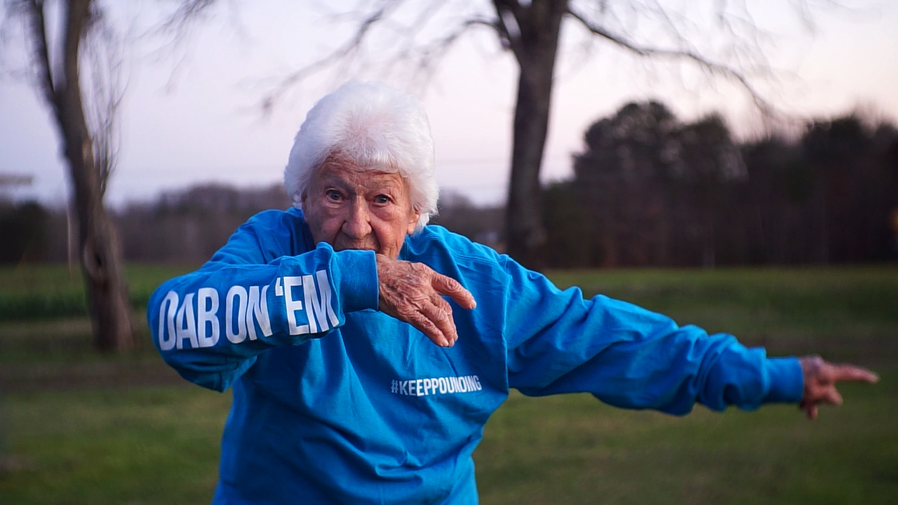 This 95-Year-Old Panther Fan’s Dab On ‘Em Dance Video Went Viral