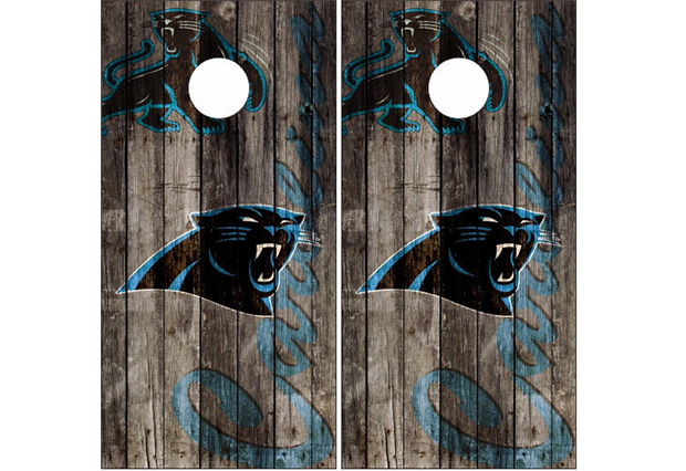 panthers corn hole set