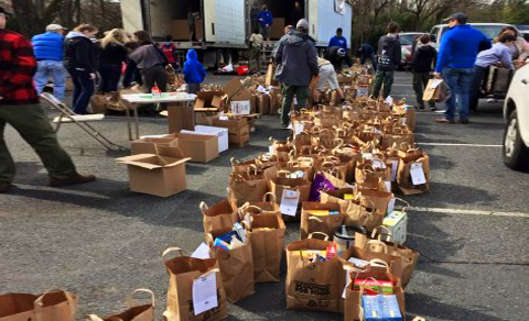 Charlotte Dominates Denver in Super Bowl 50 Food Drive