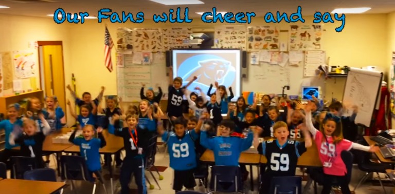 This Charlotte Elementary School’s Epic Panther Dance Video Already Has Over 100,000 Views