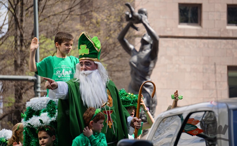 22nd Annual St Patrick’s Day Parade Marching Through Uptown Charlotte Today