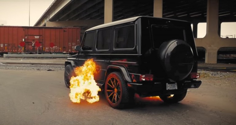 This Charlotte Repair Shop Built A 700HP Flame-Throwing Mercedes (Video)