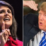 haley and trump on twitter