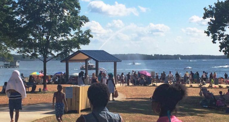 Mecklenburg County’s First Beach Overflowed This Weekend Angering Many Local Residents