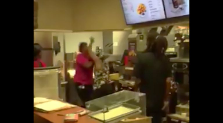 McDonald’s Employee Arrested After Her Pie Fight Went Viral (Video)