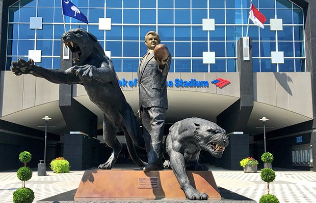 Happy 80th Birthday Big Cat – New Epic Tribute Statue Installed Outside The Panther’s Stadium