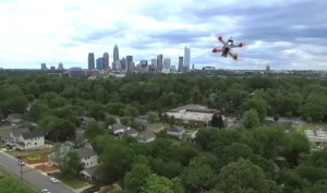 charlotte's first drone race