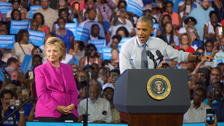 President Obama Joined Hillary’s Campaign For The First Time In Charlotte – Drawing Record Crowds