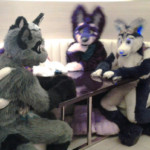 furries at a table