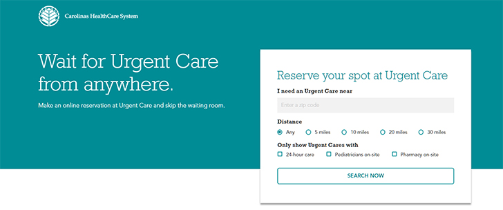 urgant care online reservation