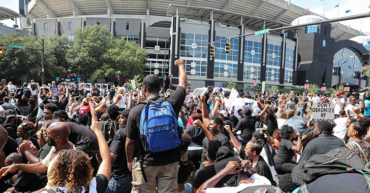 Kneel-In Protest Planned For Tonight’s Prime-Time Panthers Game in Uptown Charlotte