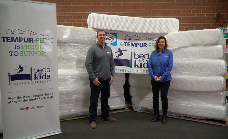 Tempur-Pedic Just Partnered With Beds For Kids To Help Over 100 Children in Charlotte