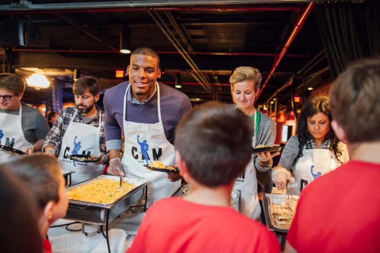 Cam Newton Is About To Serve A Full Thanksgiving Meal To Over 800 Underprivileged Charlotte Kids