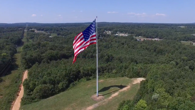 The World’s Largest Flying American Flag in Gastonia Is Over 225 Feet Tall (Video)