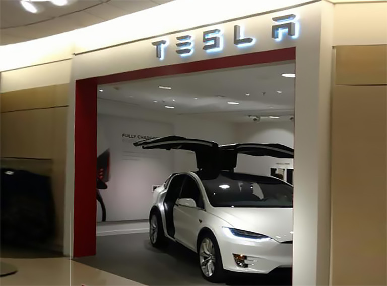 Tesla Just Opened Their Second Charlotte Location in The South Park Mall