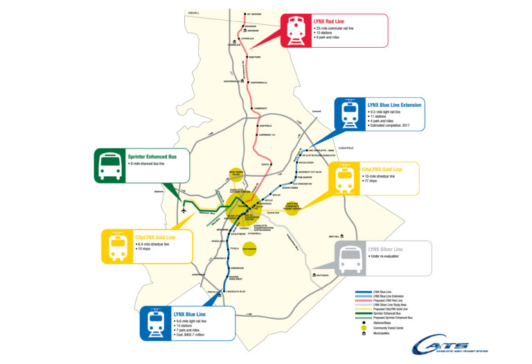 CATS Just Launched New $1.5 Million Study In Preparation Of New Light Rail Line To The Airport