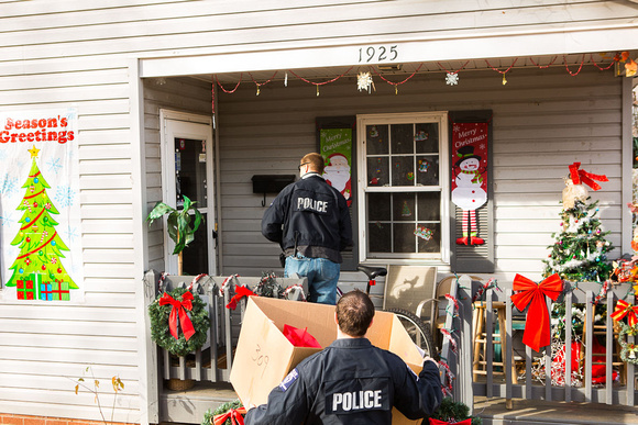 CMPD Passes Out Toys, Food, and Christmas Cheer To Over 1,700 Families in Need