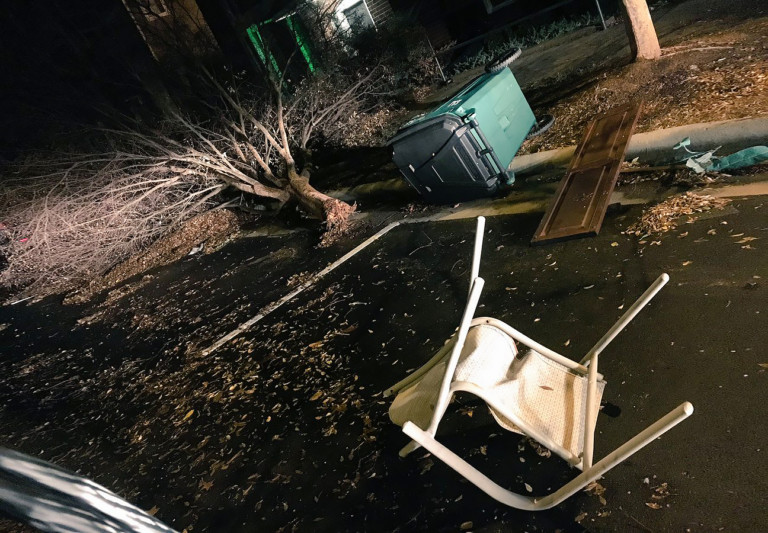 Tornado Touched Down in South Charlotte Last Night