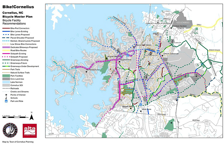 Cornelius Approved Adding Over 89 Miles of Bike Lanes And Paths All Around Town