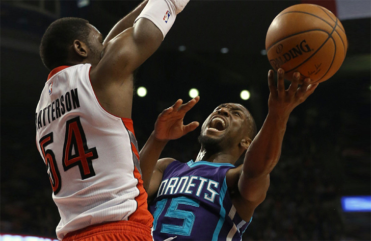 Raptors vs hornets in charlotte