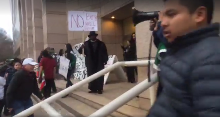 Immigration Protesters Shut Down City Council Meeting