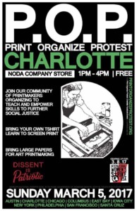 Charlotte-Print/Organize/Protest