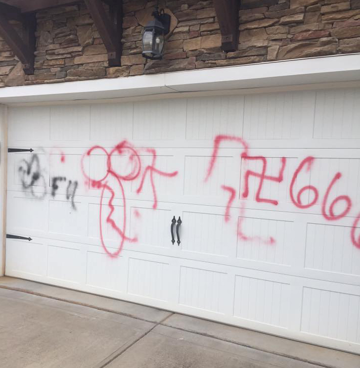 Vandals Spray-Painted ‘KKK’ and Swastikas All Over Gastonia Neighborhoods