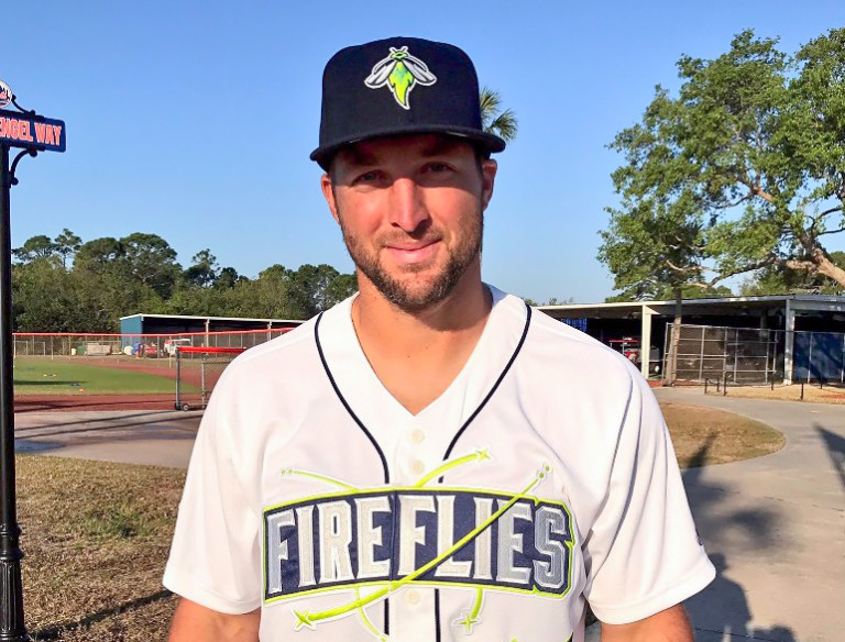 Tim Tebow Just Signed On With A Minor League Baseball Team in South Carolina