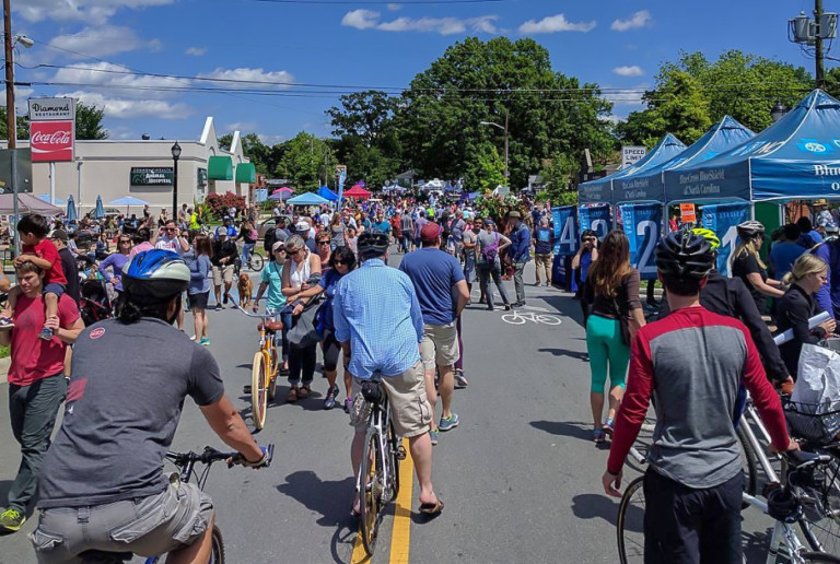 Charlotte’s Third ‘Open Streets 704’ in Plaza Midwood Was The Biggest One Yet