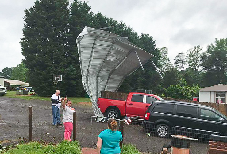 Tornado Ripped Off Roofs Last Night In Iredell County