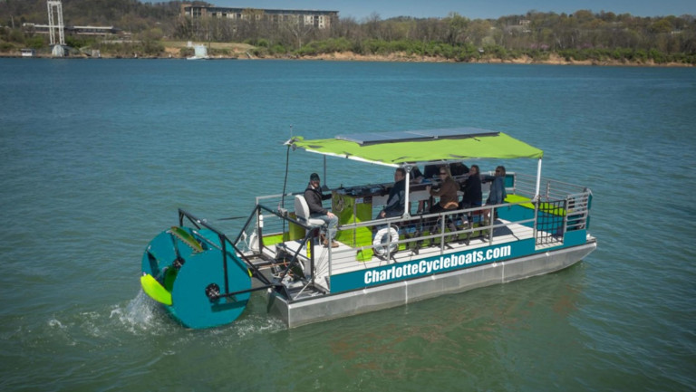 Charlotte Cycleboats Bringing The First Human-Powered Party Boats To Lake Norman