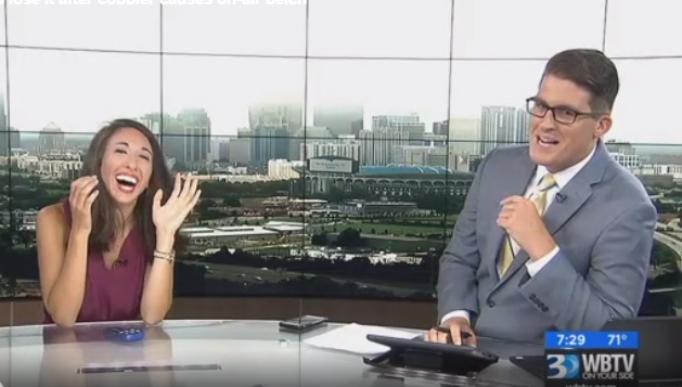 Charlotte Morning Anchor Totally Loses It After Co-Host Belches Live On-Air