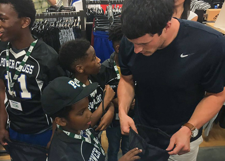 Panther Star Luke Kuechly Surprised Kids With Unforgettable Shopping Spree