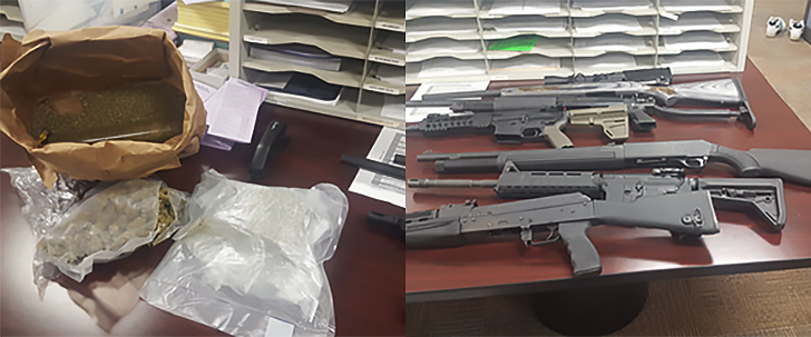 Man Flees Traffic Stop, Police Raid His Home, Find Over 3 LBs of Marijuana and 6 Guns