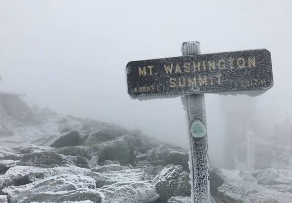 The First Snowfall Of The Season Has Just Been Recorded on Mt. Washington