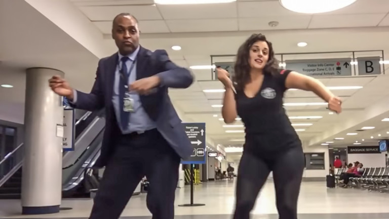 Girl Makes Viral Dance Video With Late-Night Charlotte Douglas Workers After Missing Flight