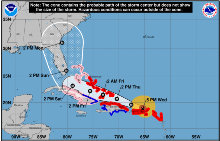 NC Governor Declares State of Emergency Ahead of Category 5 Hurricane Irma