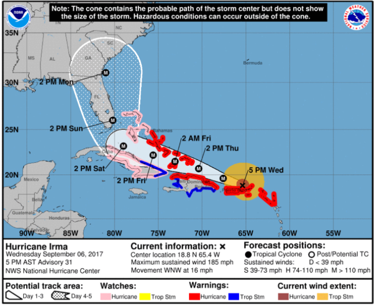 governor-mcmasters-hurricane-irma-state-of-emercency