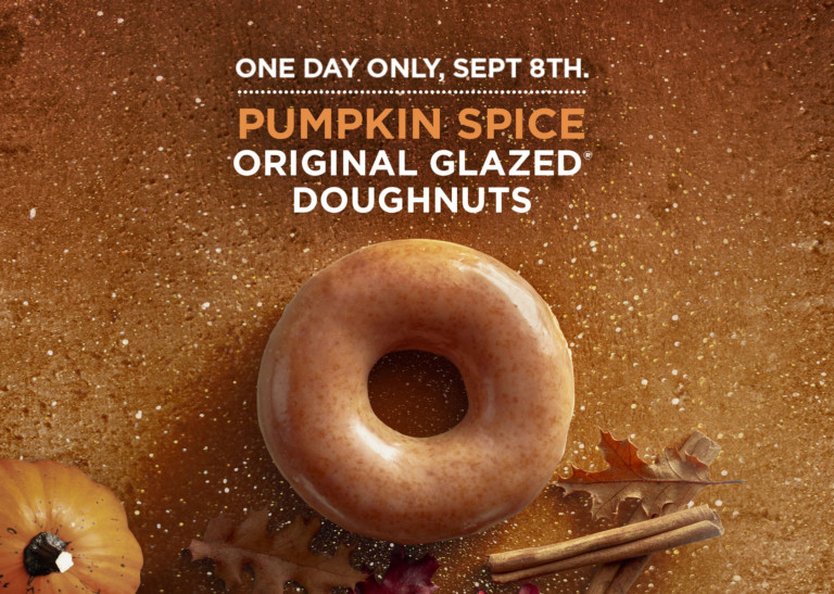 Charlotte’s 5 Krispy Kreme Donut Shops Are Making Pumpkin Spice Donuts For 1 Day Only