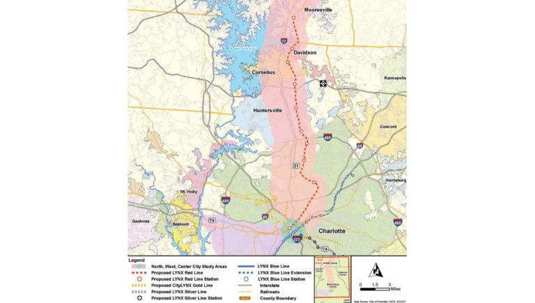 CATS Relaunching LYNX Red Line Plans – The Light Rail To Lake Norman