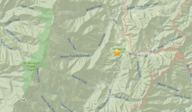 Earthquake Struck NC’s Mount Mitchell Golf Course Last Night