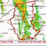 tornado warning issued for Charlotte region