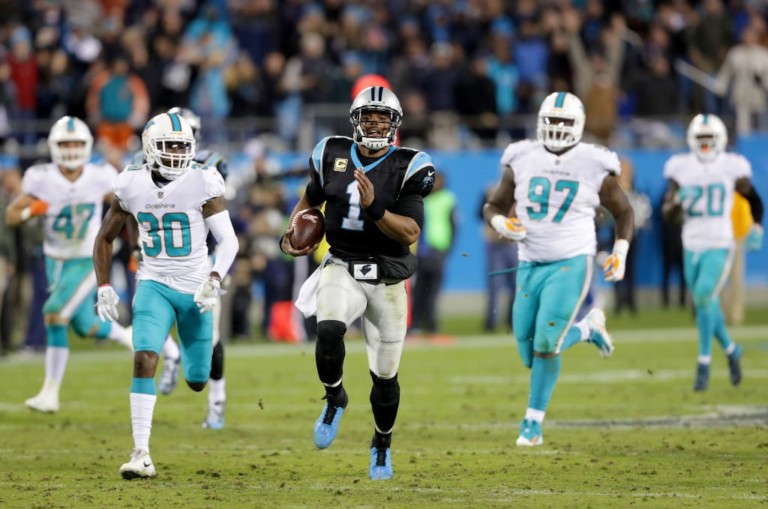 Panthers Dominate Dolphins 45-21 and Break Franchise Record For Total Yards