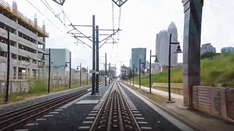 City of Charlotte Just Released High-Speed Video Tour of Completed Light-Rail Extension